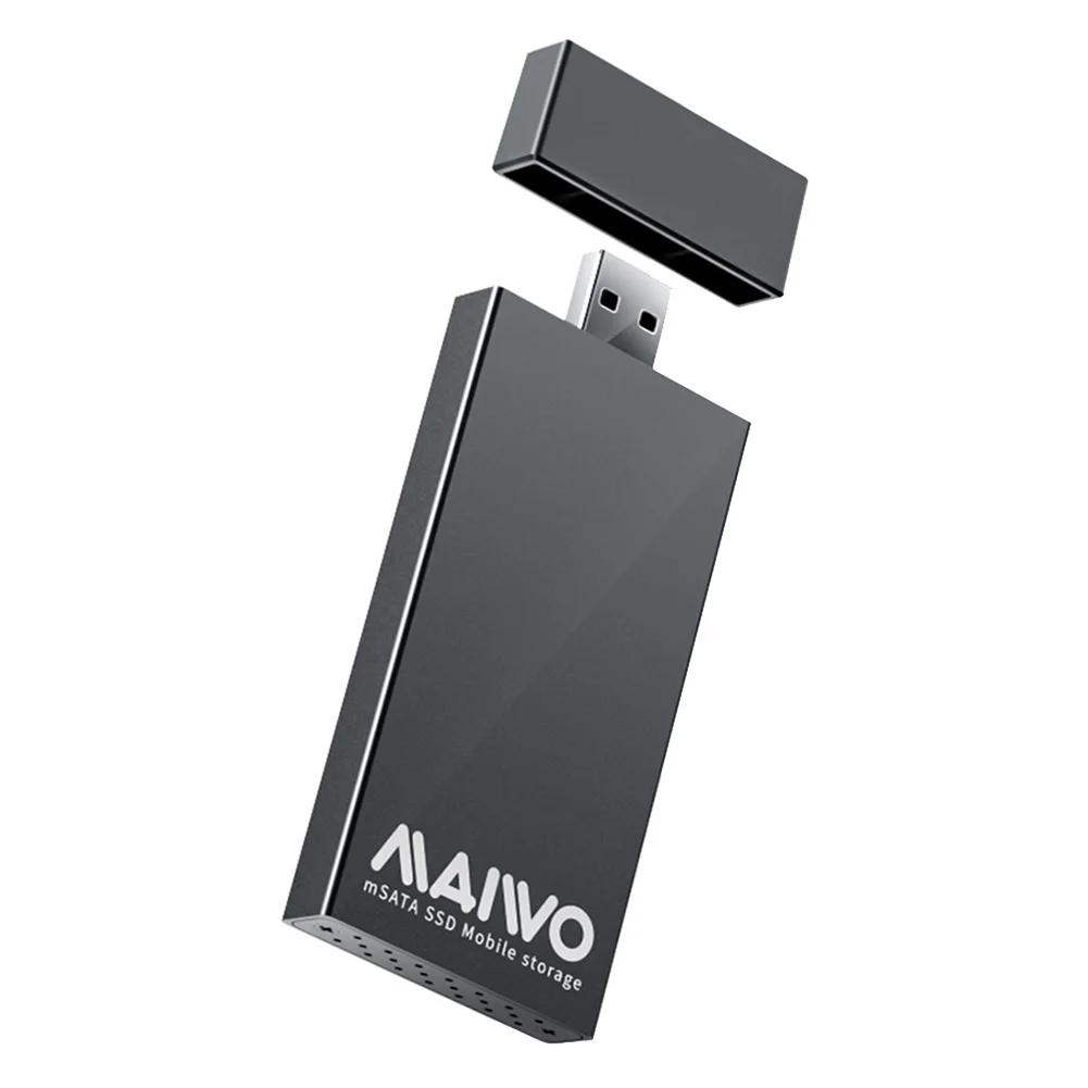 MAIWO ޴  ָ Ʈ ̺ ڽ, USB 3.0-MSATA SSD  ̽, ˷̴ ձ,  2T ޸